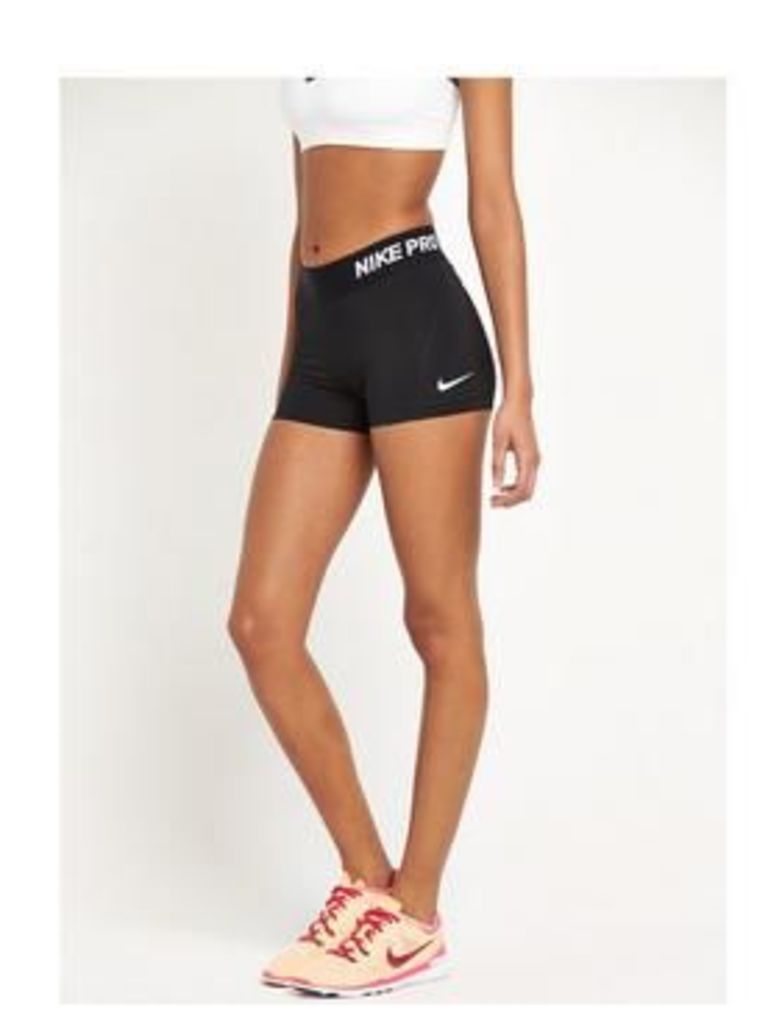 Nike Pro Cool 3 Inch Short, Black, Size S, Women