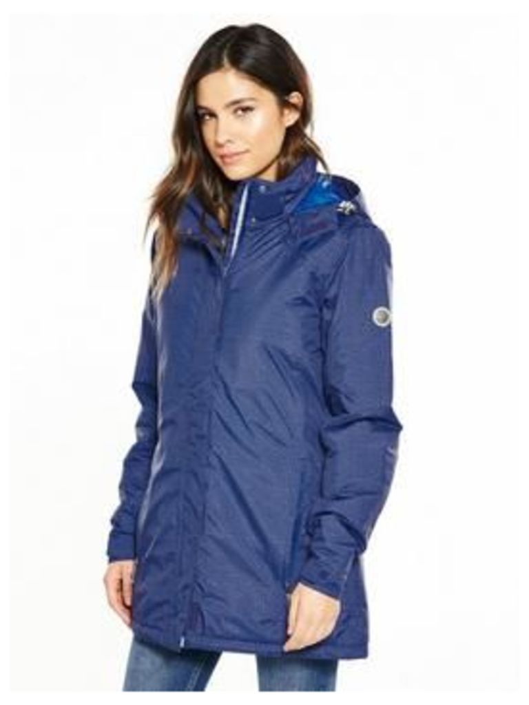 Regatta Seyma Waterproof Jacket - Blue, Blue, Size 12, Women