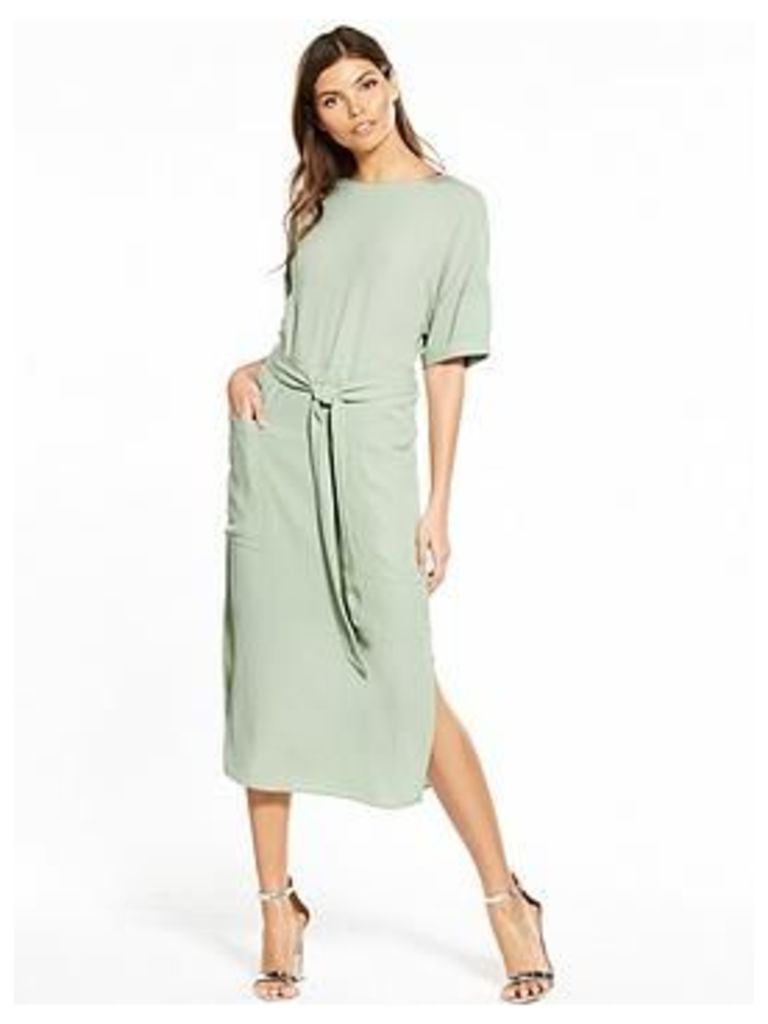 V by Very Short Sleeve Dress, Mint, Size 12, Women