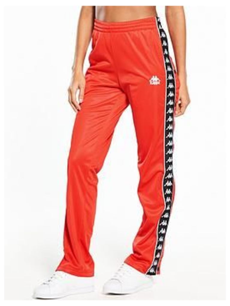 Kappa Popcorn Popper Skinny Fit Pants - Red , Red, Size Xs, Women