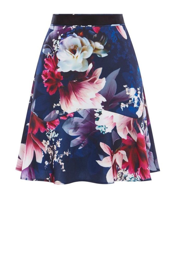 Coast Dayna Print Skirt, Multi-Coloured