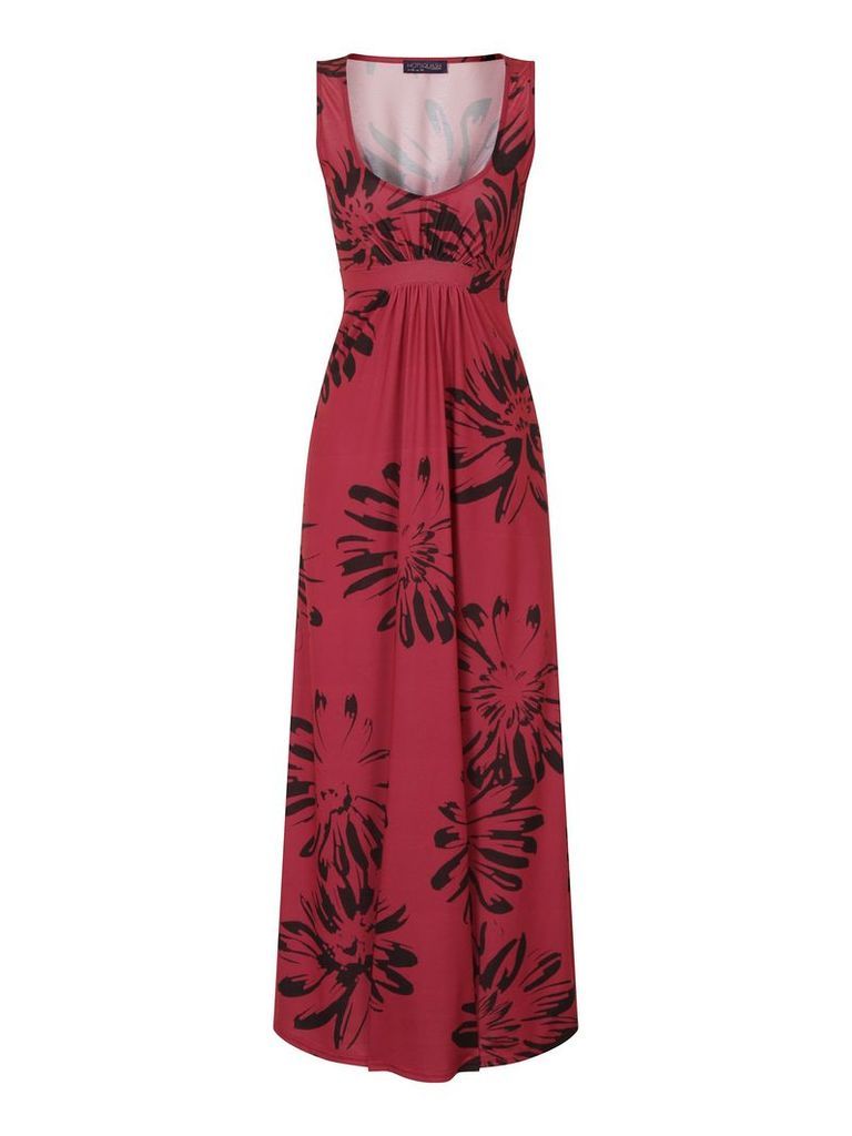 HotSquash Empire Line Jersey Maxi Dress, Red