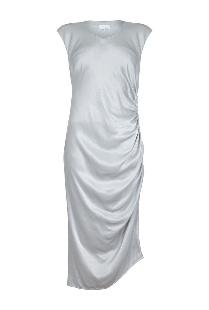 Ghost Saskia Midi Dress, Silver