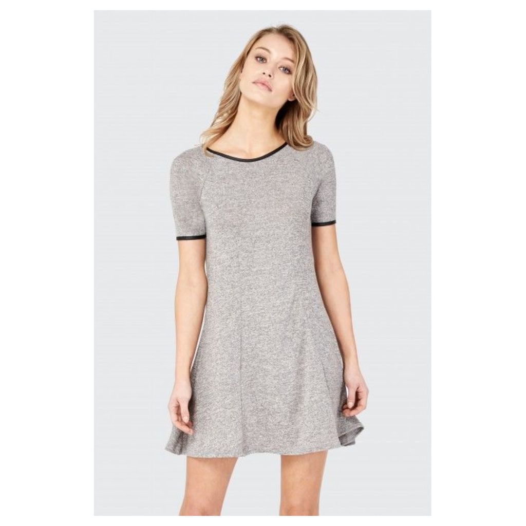 A-LINE BRUSHED SWING DRESS