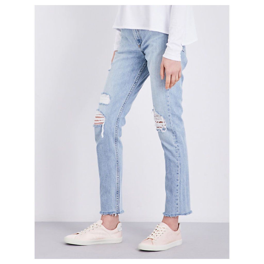 Marilyn cropped high-rise jeans
