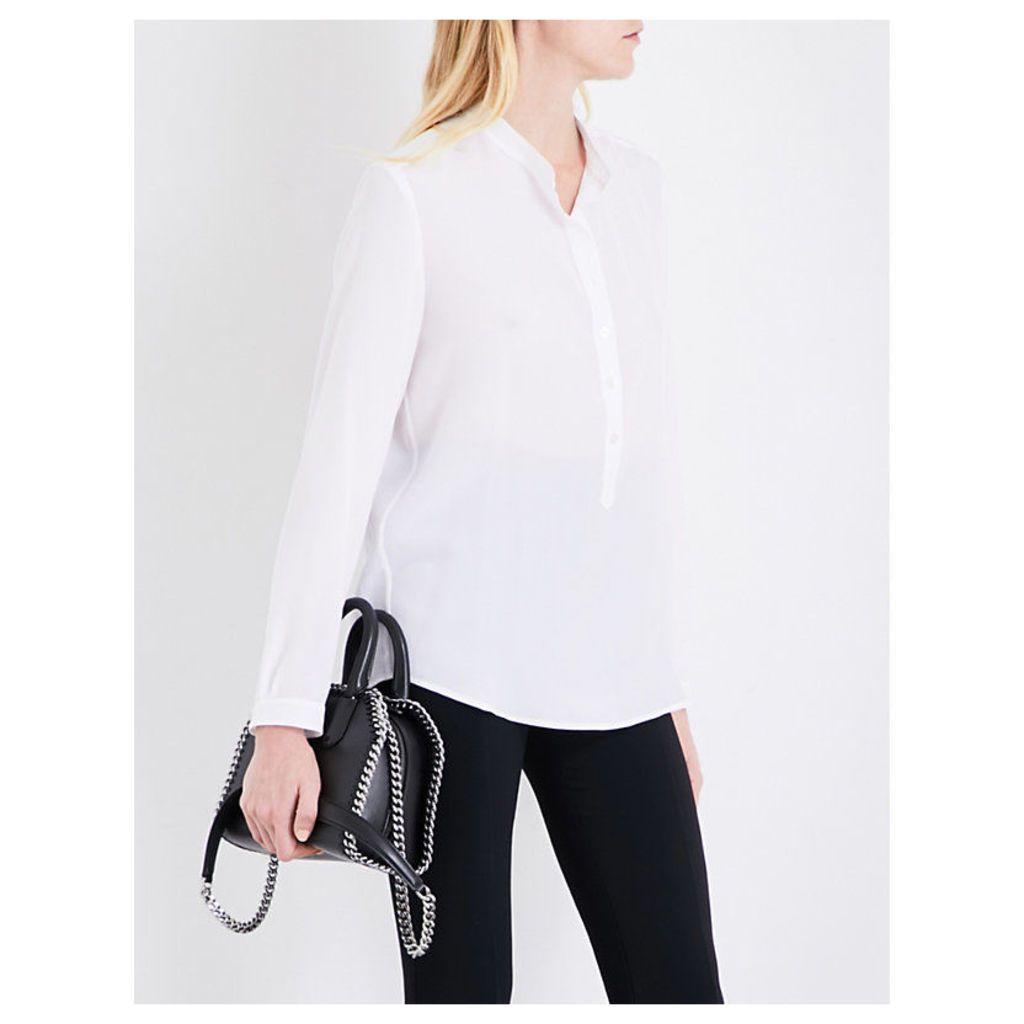 Stella Mccartney Eva silk shirt, Women's, Size: 6, Pure white