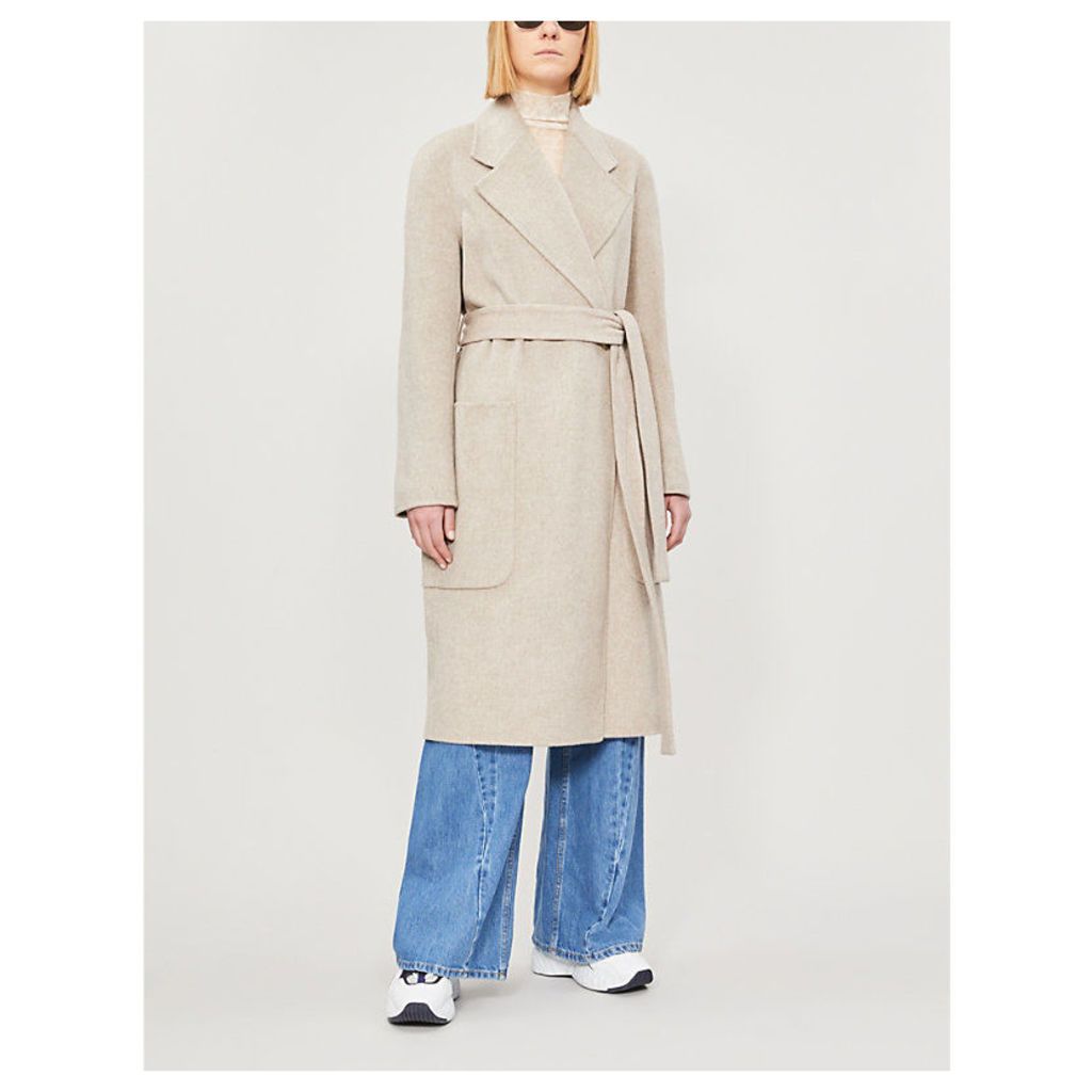 Carice wool and cashmere-blend coat