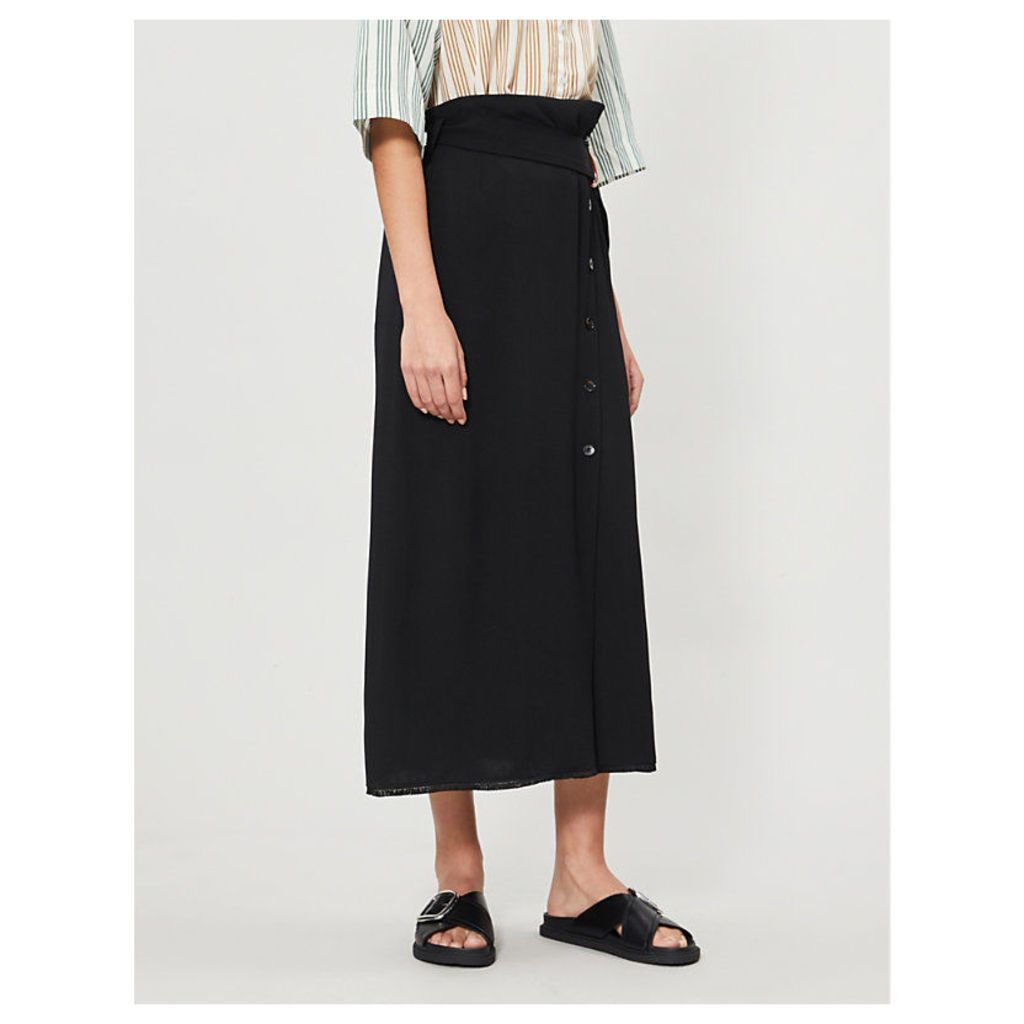 Kellan buttoned-down woven skirt