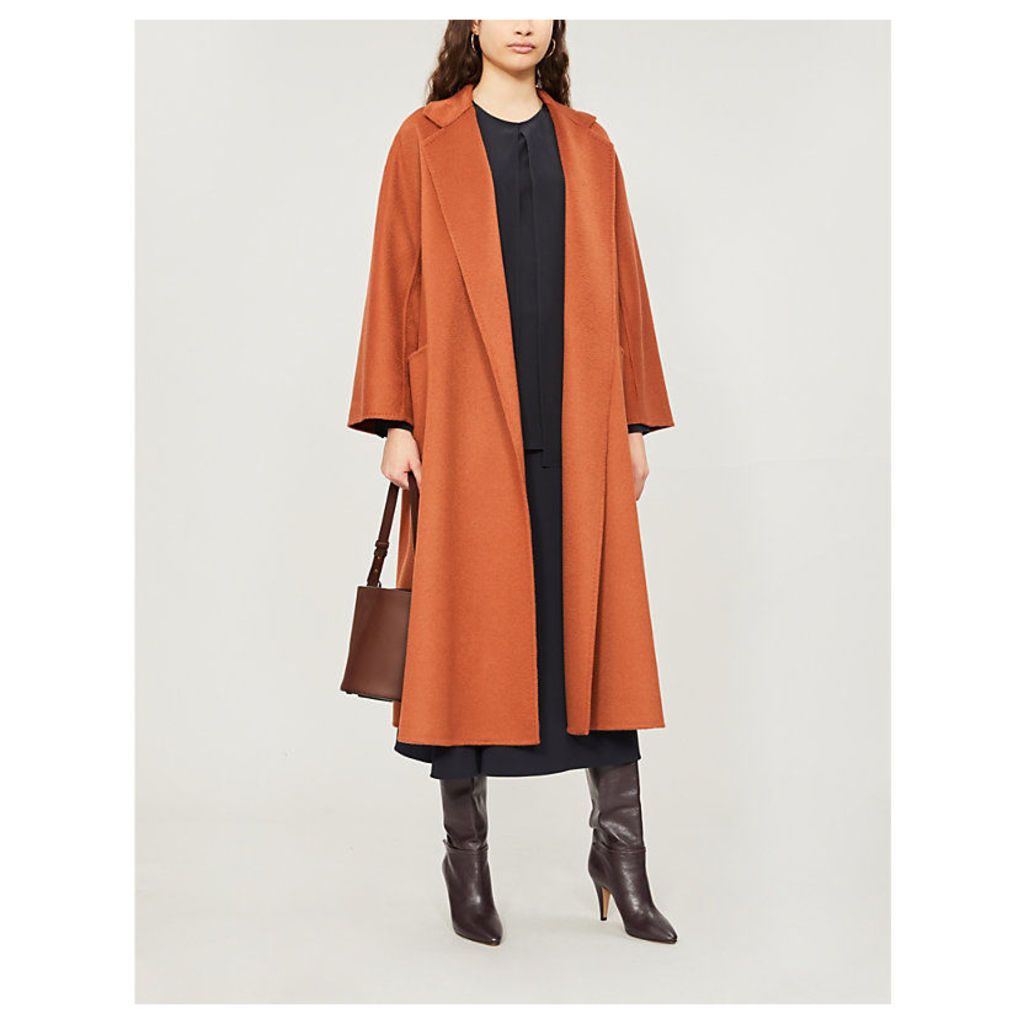 Labbro relaxed-fit cashmere and wool-blend coat