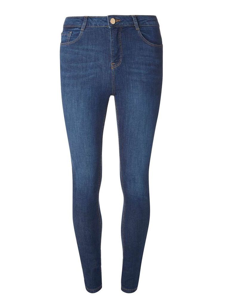 Womens Mid Wash 'Shape and Lift' Jeans- Blue, Blue