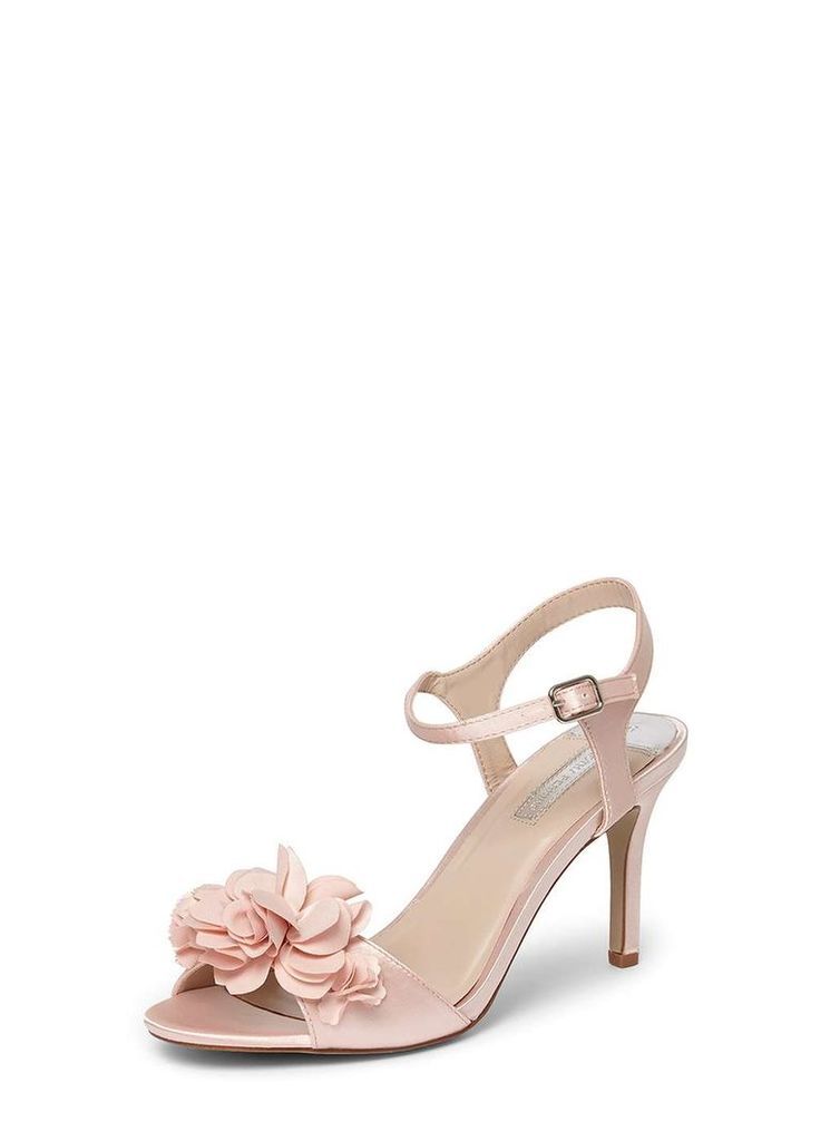 Womens Blush 'Special' Corsage Sandals- Pink