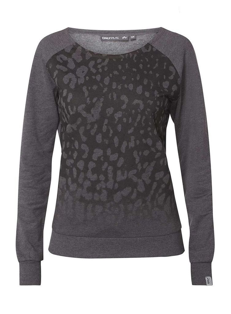 Womens **Only Play Dark Grey 'Tilly' Sweat Top- Grey