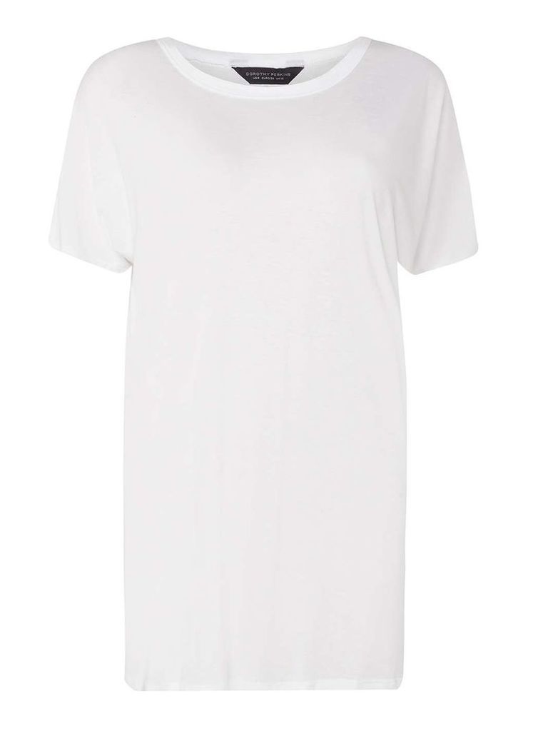 Womens **Tall White Relaxed T-Shirt- White