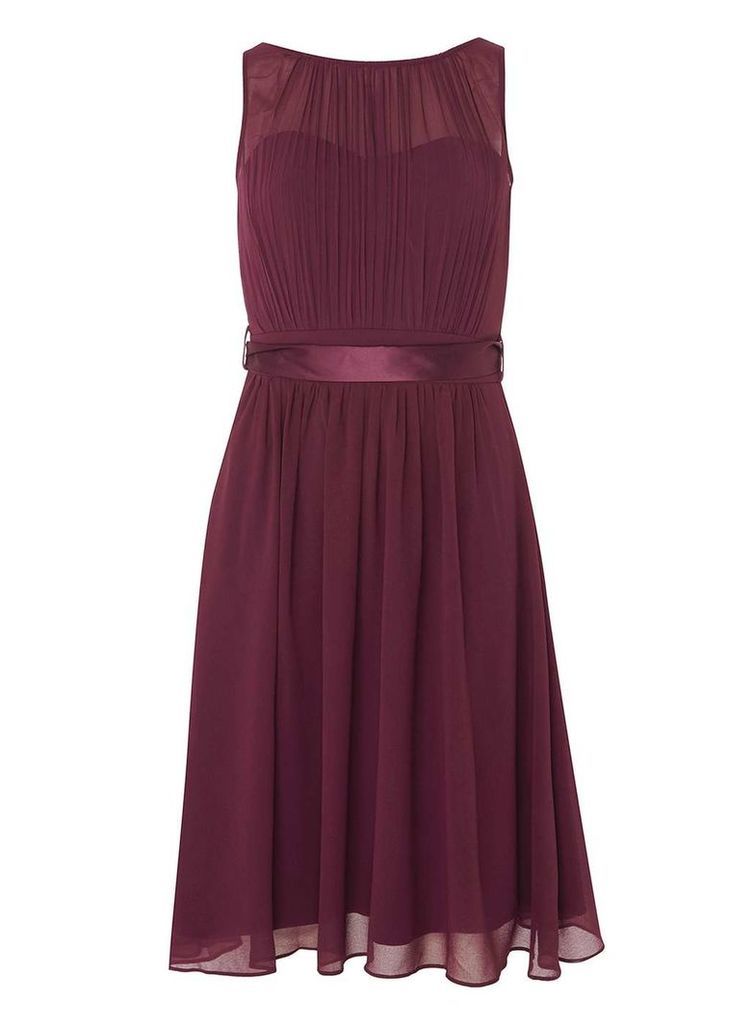 Womens **Showcase Blackcurrant 'Beth' Prom Dress- Purple