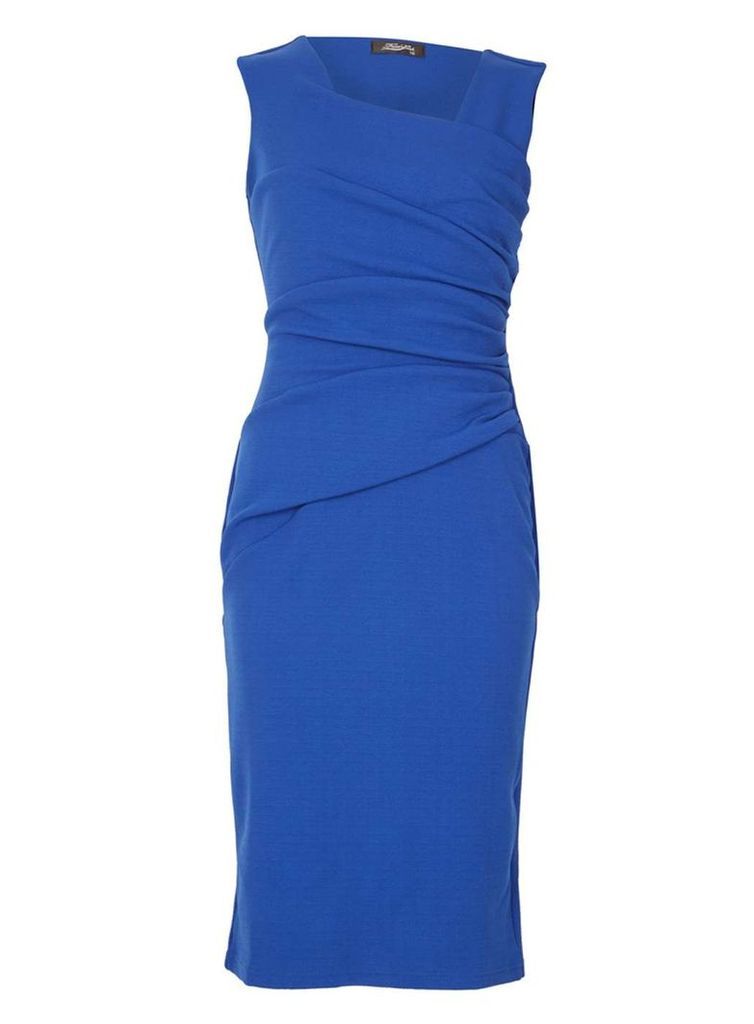 Womens *Feverfish Royal Blue Bodycon Dress- Blue, Blue