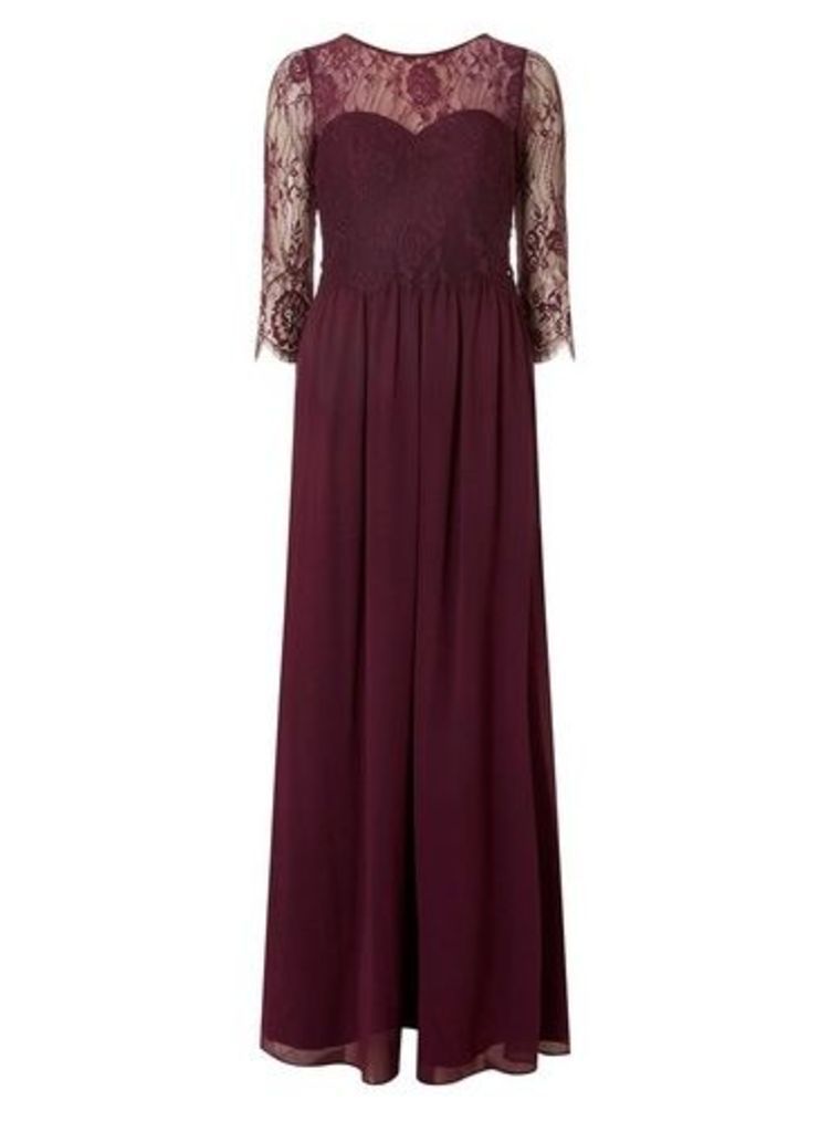 Womens **Showcase Mulberry 'Rosaline' Maxi Dress- Red, Red
