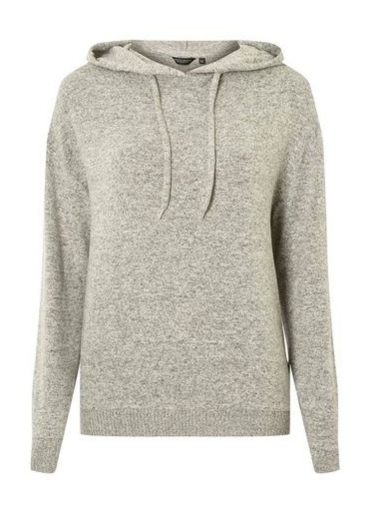 Womens Grey Cosy Hoodie- Grey, Grey