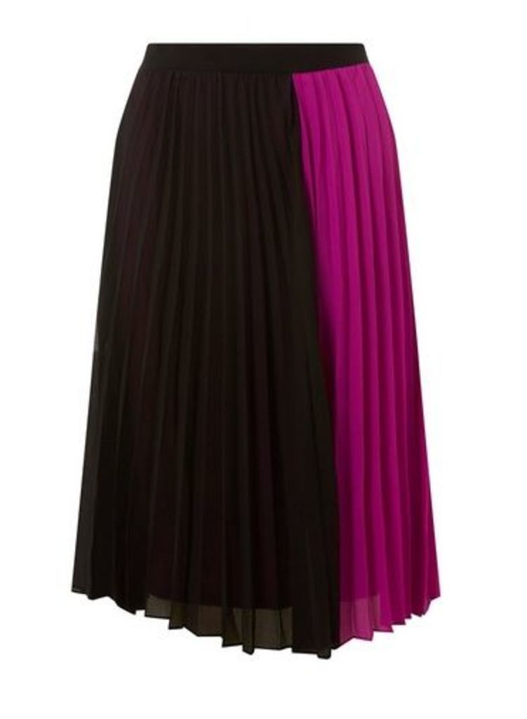 Womens **Vero Moda Multi Coloured Sol Calf Skirt- Pink, Pink