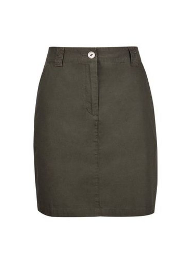 Womens Khaki Skirt, Khaki