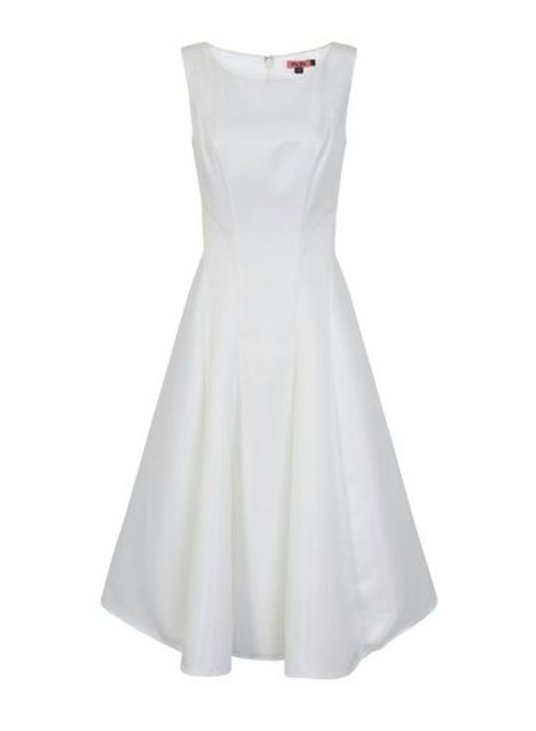 Womens Chi Chi London White Midi Dress, White
