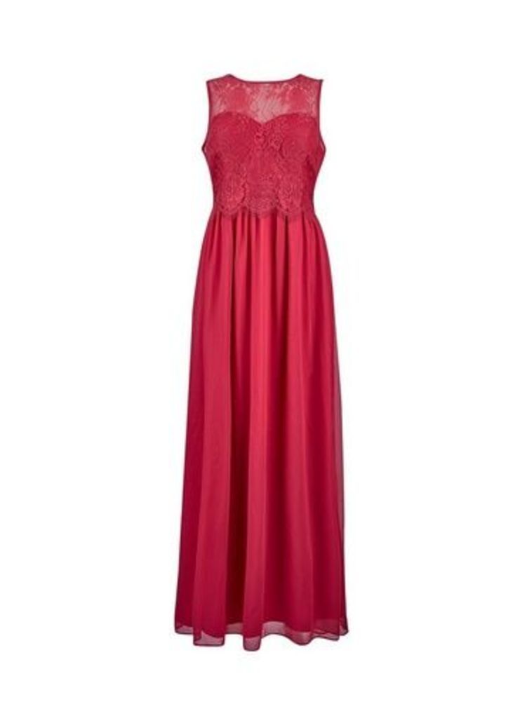 Womens Showcase Petite Red Grace Cranbury Maxi Dress, Red