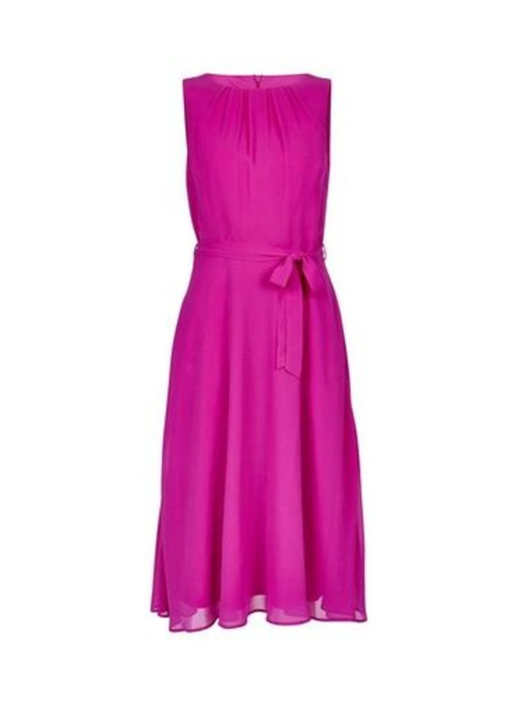 Womens Billie & Blossom Purple Angel Midi Dress, Purple