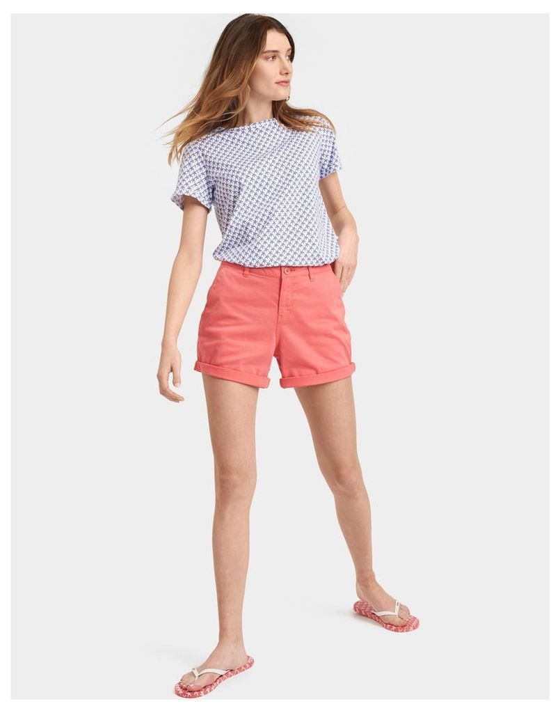 Soft Coral Sandwell Shorts  Size 8 | Joules UK