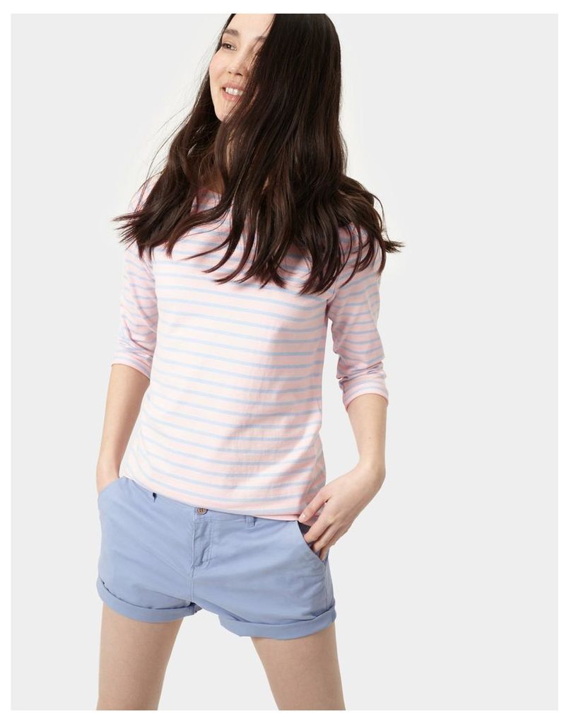 Soft Pink and Blue Stripe Harbour Jersey Top  Size 10 | Joules UK