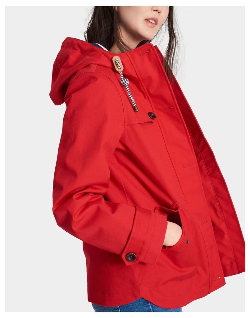 Red Coast Waterproof Jacket  Size 12 | Joules UK