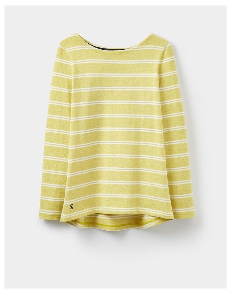 Sunshine Yellow 124162 Womens Long sleeve Harbour Jersey Top  Size 14 | Joules UK