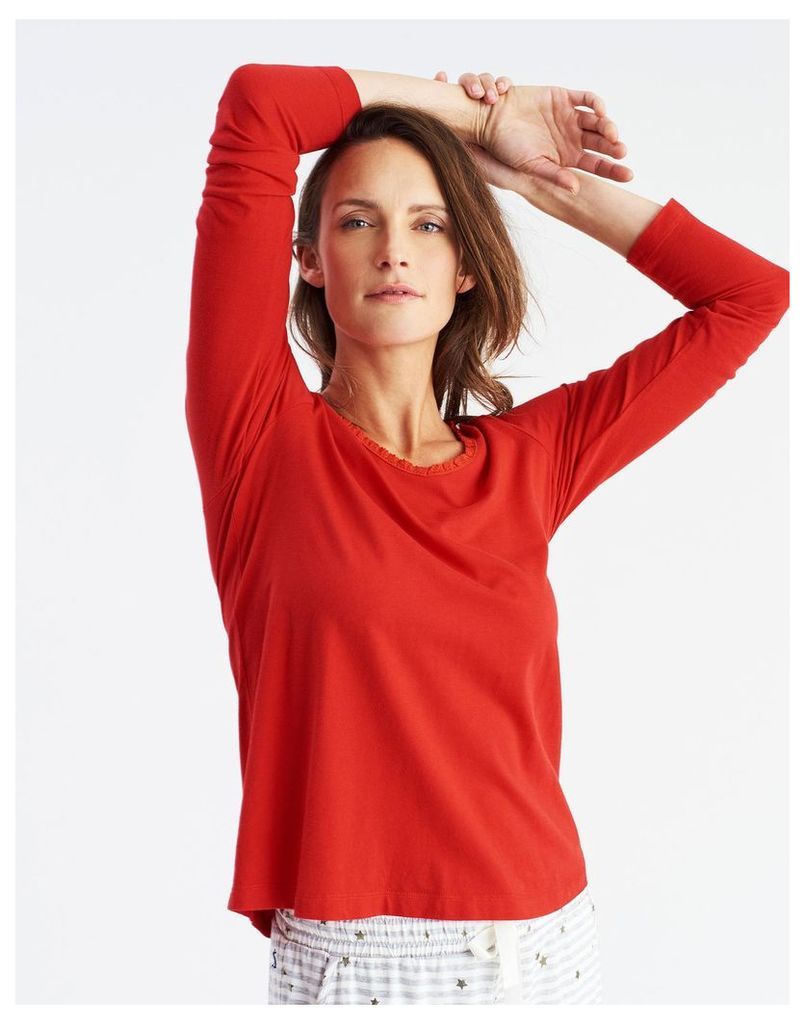 Red Luna Jersey Top  Size 18 | Joules UK