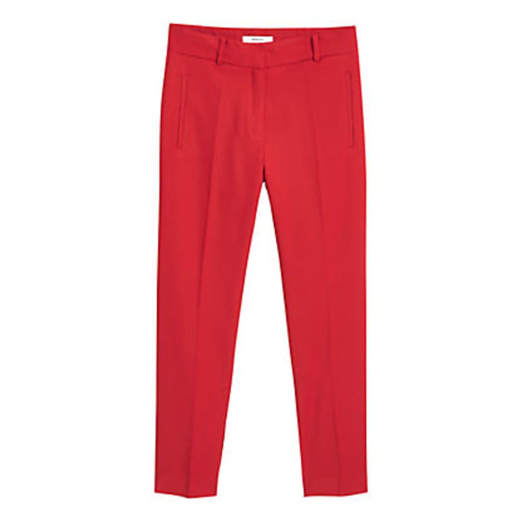 Mango Suit Trousers, Red