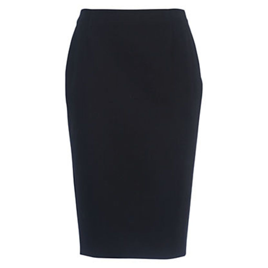 French Connection Street Twill Pencil Skirt, Black