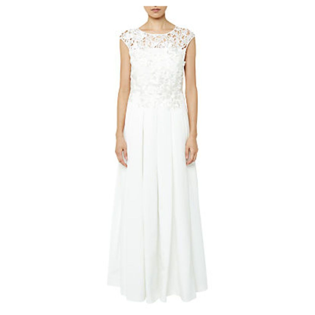 Ted Baker Tie The Knot Iyla Embroidered Applique Bridal Gown, White
