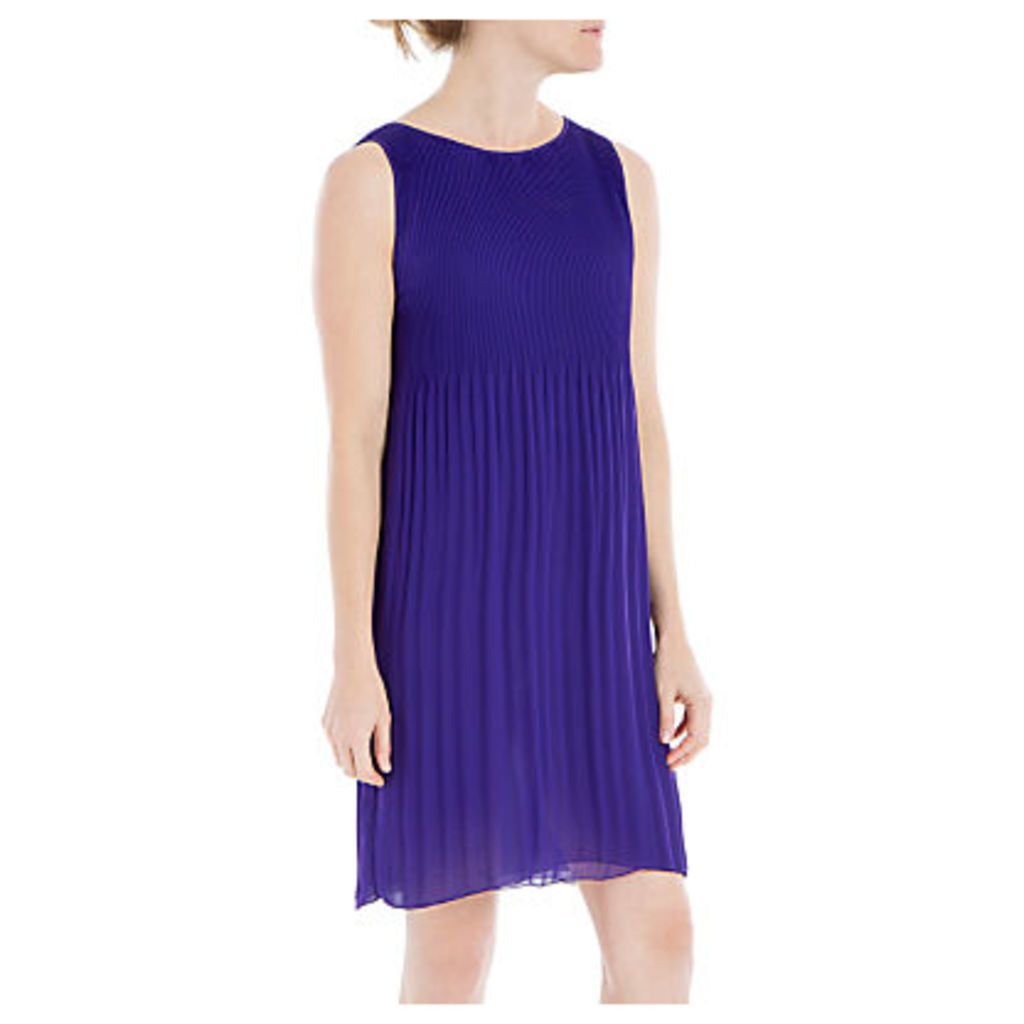 Max Studio Sleeveless Pleated Dress, Purple
