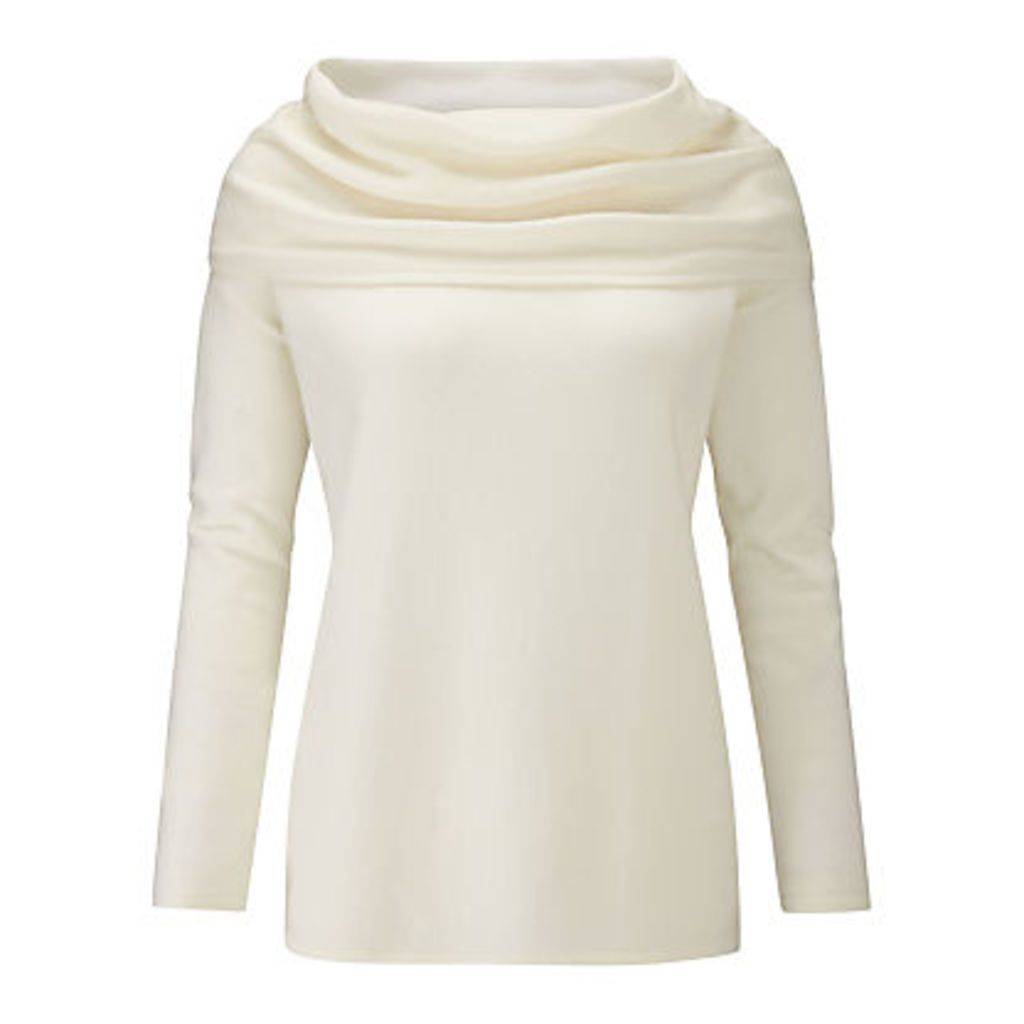 Pure Collection Cashmere Wide Bardot Jumper