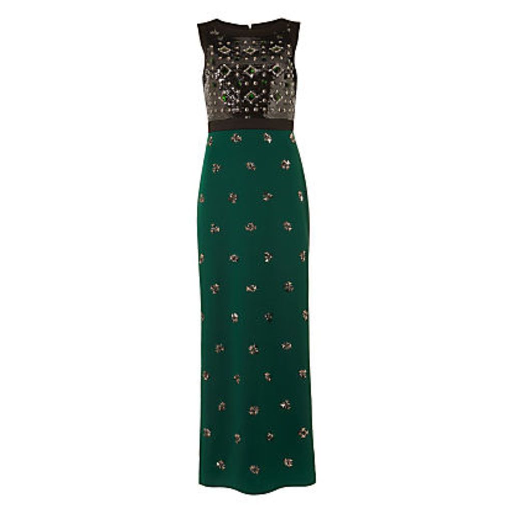Phase Eight Collection 8 Gabby Embellished Dress, Green