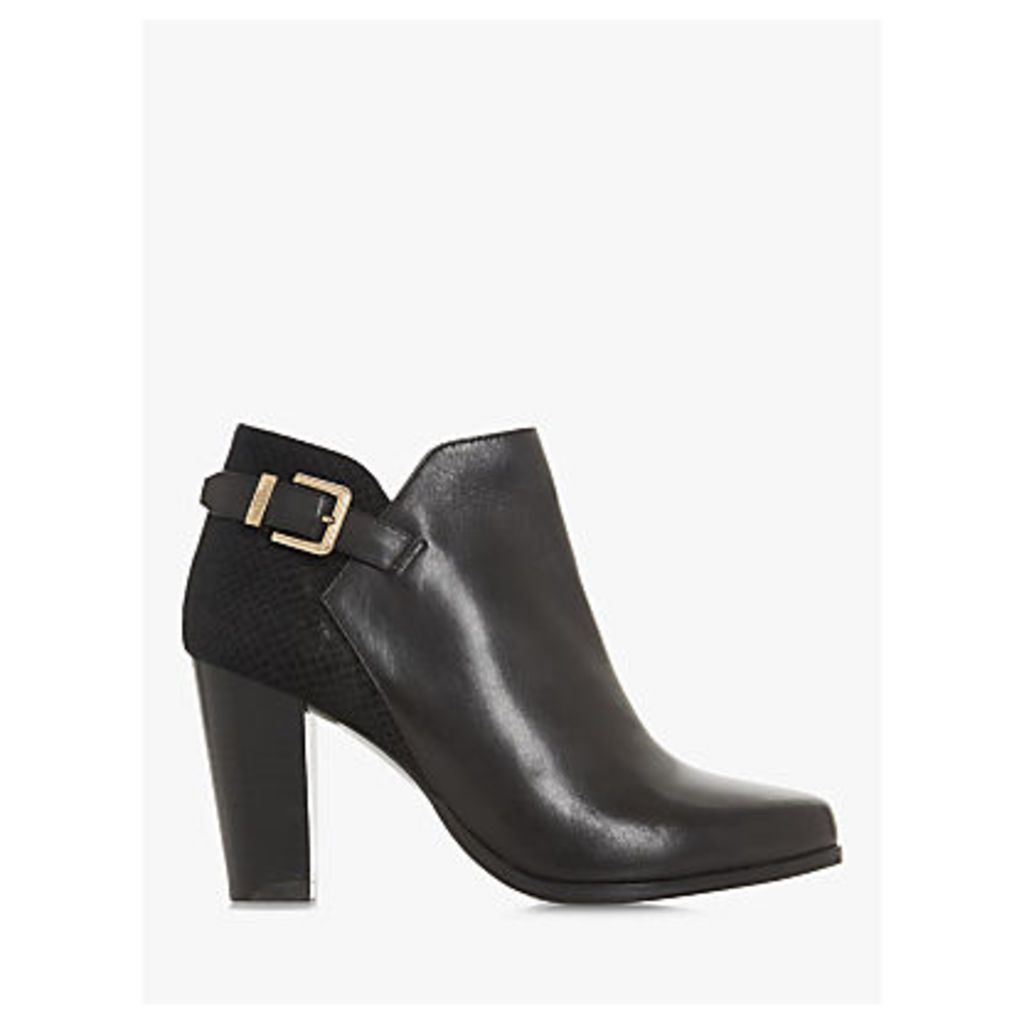 Dune Oleria Mixed Ankle Boots, Black