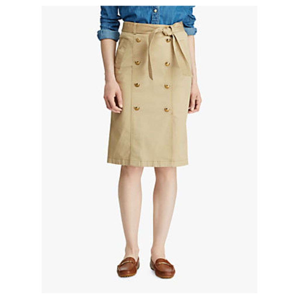 Ralph Lauren Belted Skirt, Spring Khaki