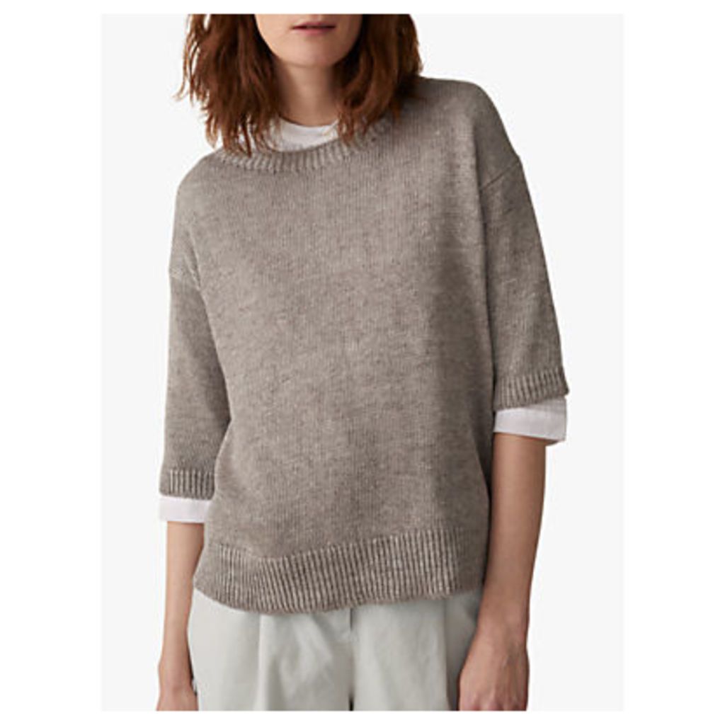 Toast Half Sleeve Linen Sweater