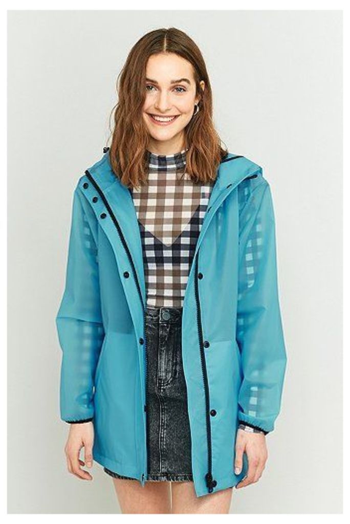 Light Before Dark Cloudy Rain Mac Jacket, Blue