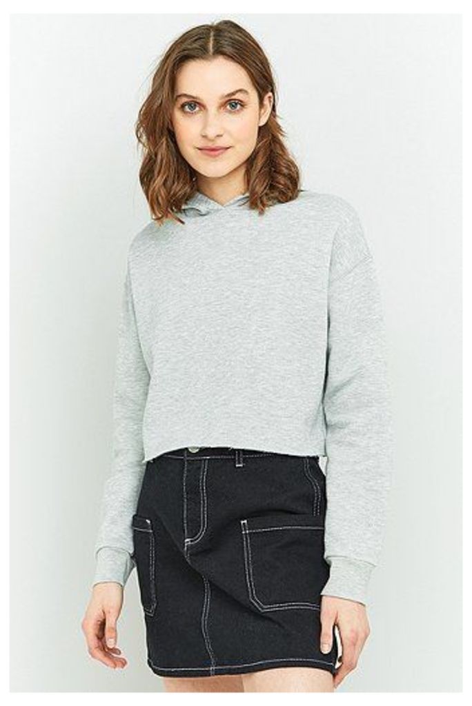 Urban Outfitters Pullover Cropped Hoodie, Grey