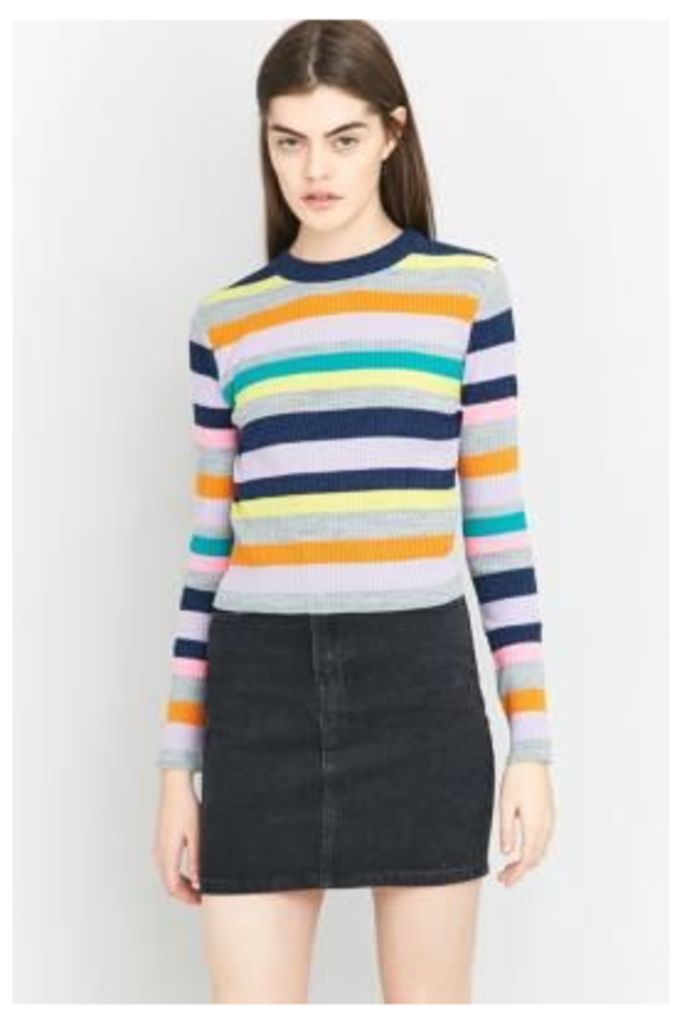 Urban Outfitters Neon Striped Jumper, ASSORTED