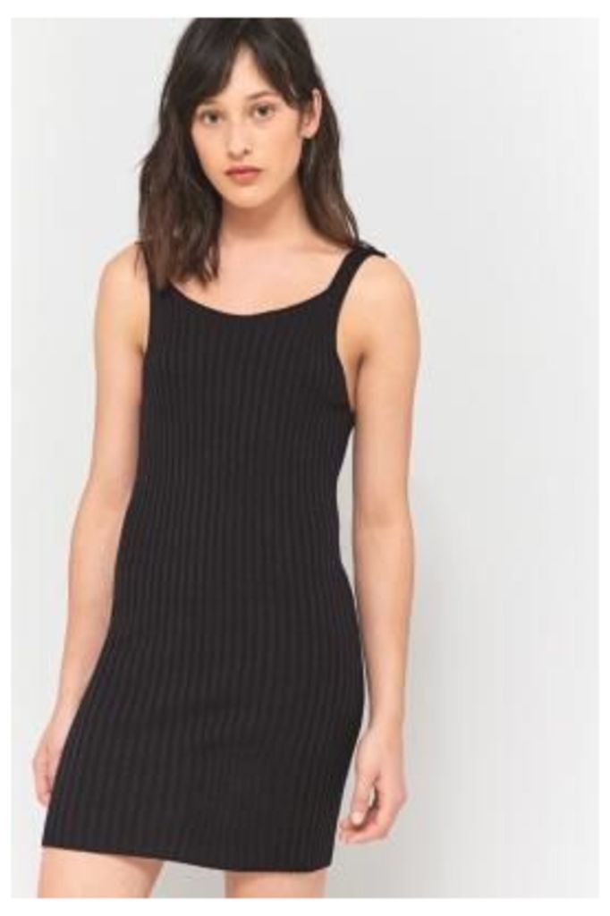 Urban Outfitters Square Neck Tank Dress, Black