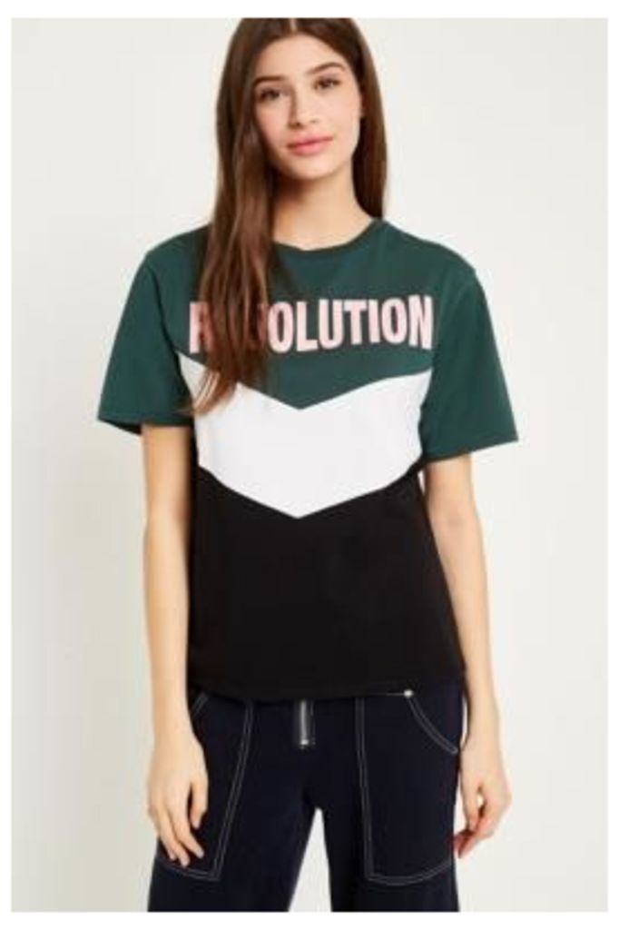 UO Revolution Chevron T-Shirt, green