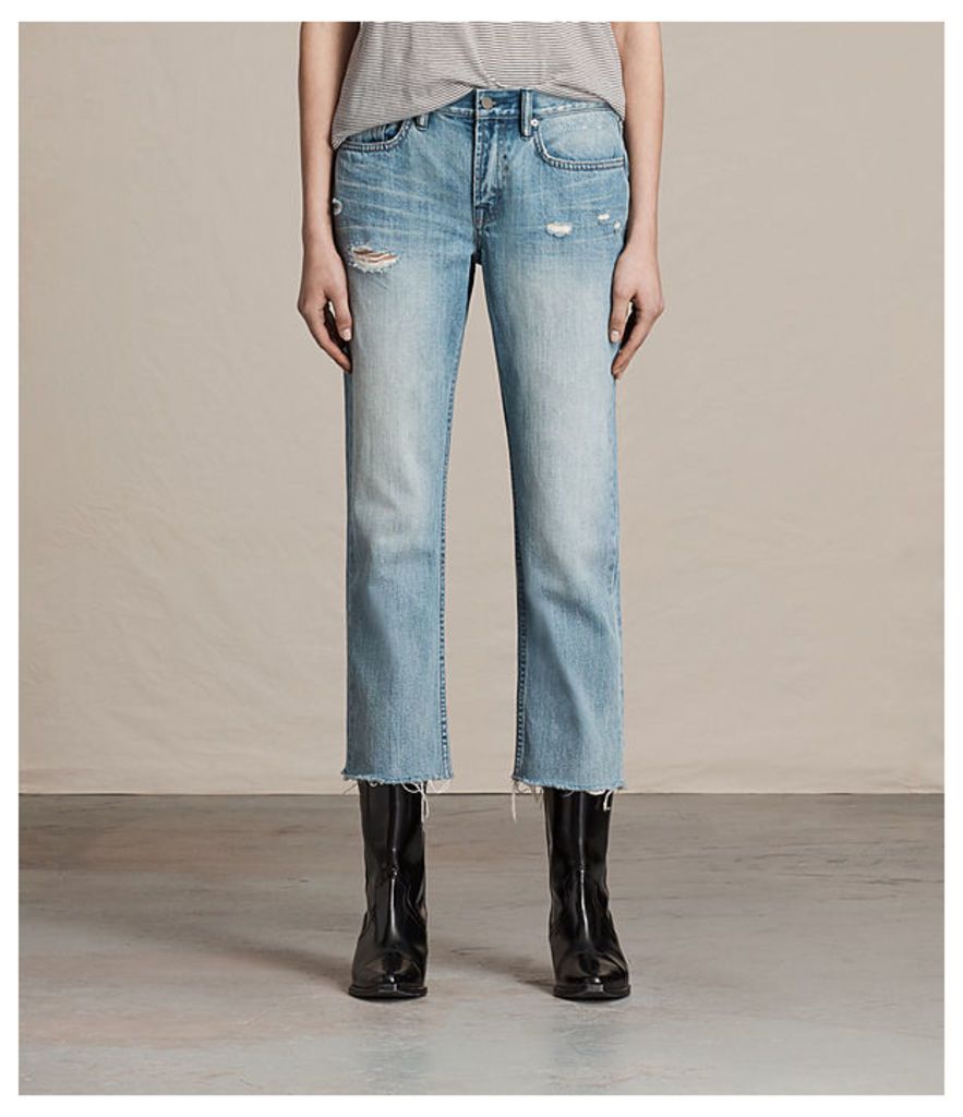 Serene Cropped Kick Flare Jeans