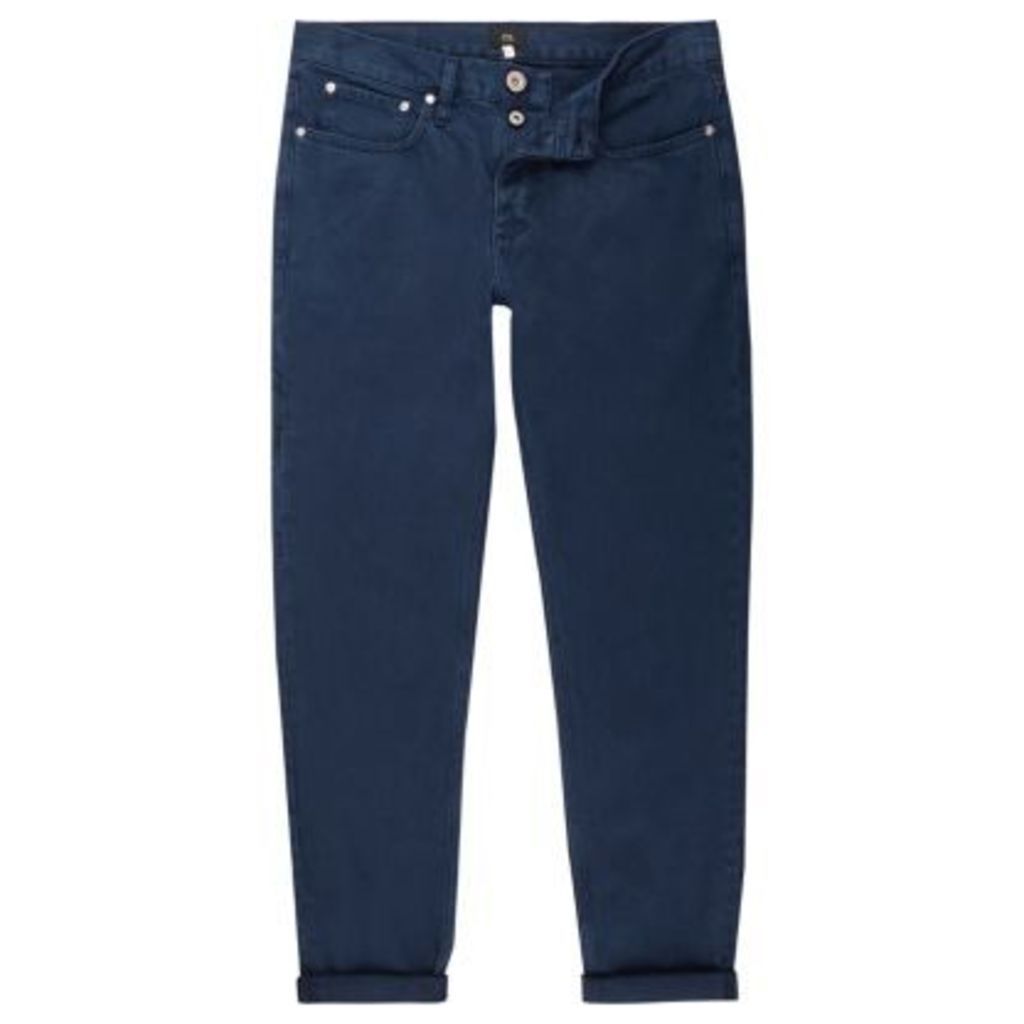 River Island Mens Blue Jimmy slim tapered jeans
