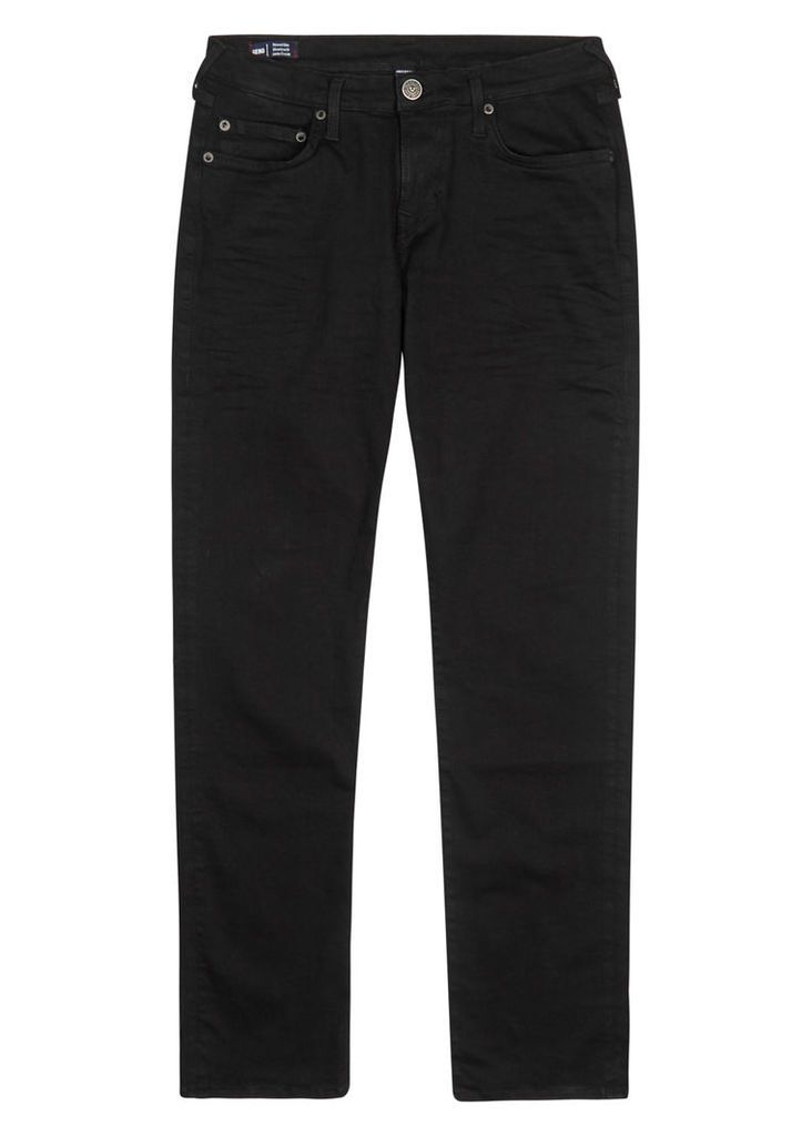 True Religion Geno Black Slim-leg Jeans - Size W33/L32