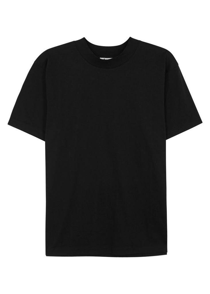 Naples black cotton T-shirt