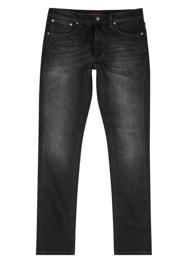 Nudie Jeans Lean Dean Midnight Blue Slim-leg Jeans - Size W30/L32